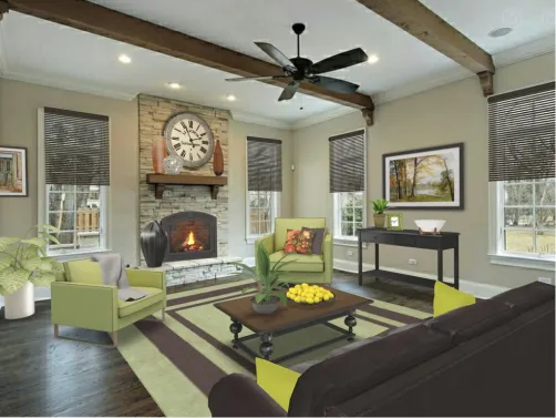traditional living room