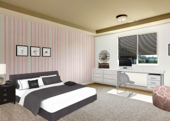Siiri's room Design Rendering
