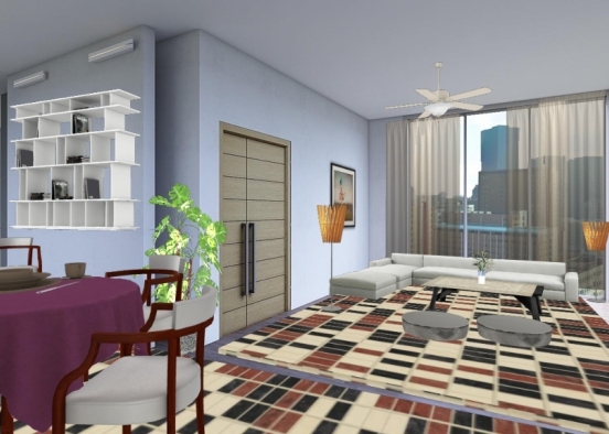 Apartement room Design Rendering