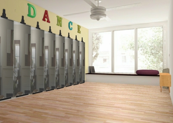 Dance studio Design Rendering