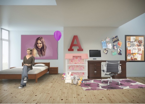 Alainas room Design Rendering