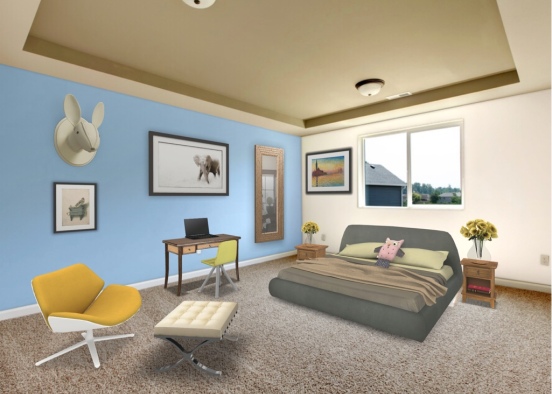 Awesome Dream Bedroom Design Rendering