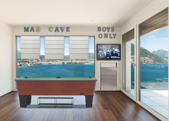 luke’s awesome amazing man cave Design Rendering