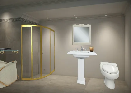 Beautiful bathroom yap Design Rendering