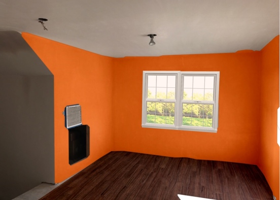 Penthouse window orange Design Rendering