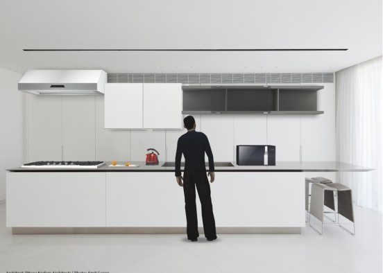 Modern Kitchen 1 Design Rendering