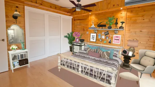 Boho Designed Bedroom