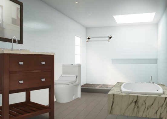 Bath room Design Rendering