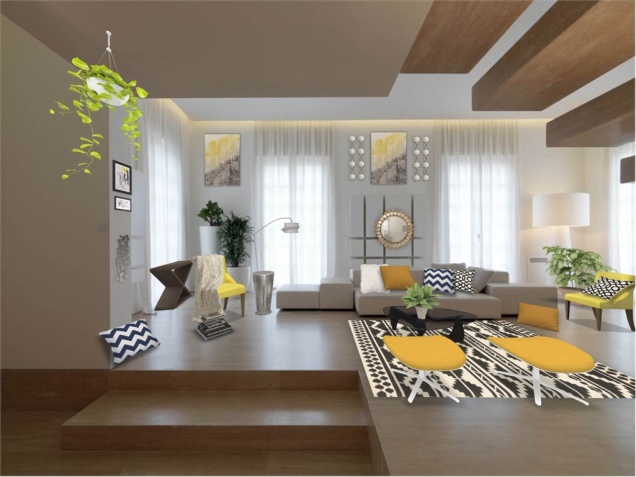 beach styled living room, welcome sunshine!💛🖤💛🖤