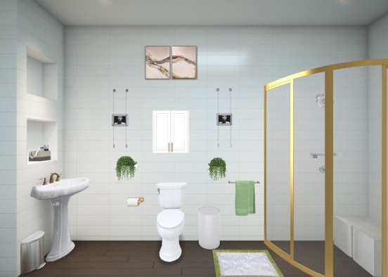 bathroom alla chique Design Rendering