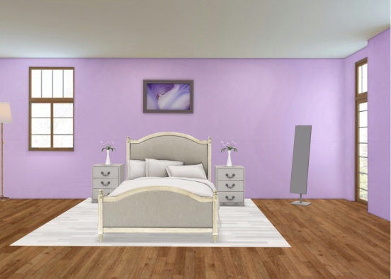Purple Country Room Part 1! Design Rendering