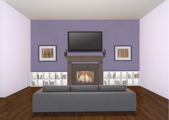 TV Room (Living Room #5) Design Rendering
