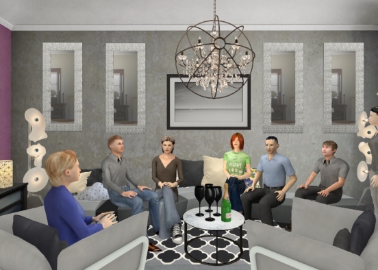 Family and friends  Design Rendering