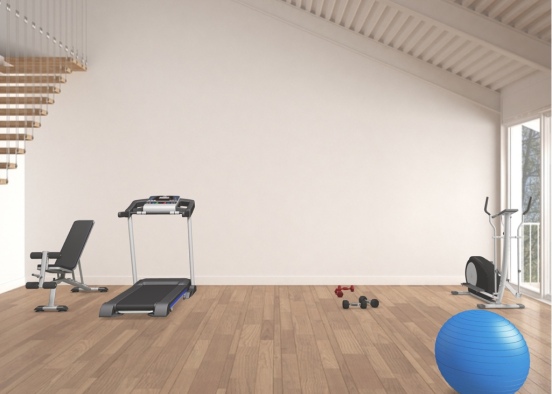 Gym room 🏋️‍♀️ 💪🤛 Design Rendering