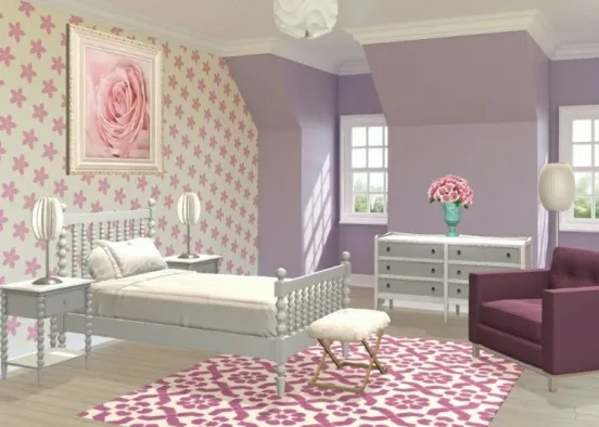 Lavender and flowers are a dream  Design Rendering