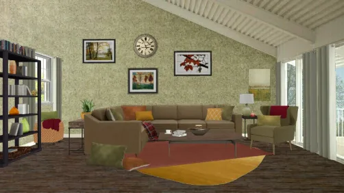 Cozy Fall Living Room 🍂