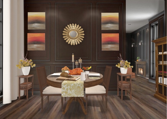 Thanksgiving for Two Design Rendering