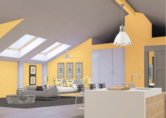 Feeling Sunny in my small apartment! Design Rendering