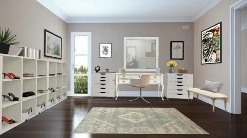 Beauty / closet room.