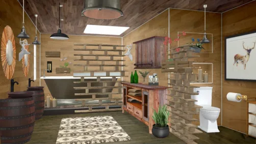 RUSTIC BATHROOM
