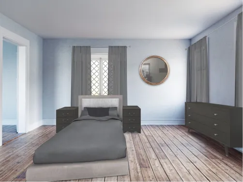the plain room