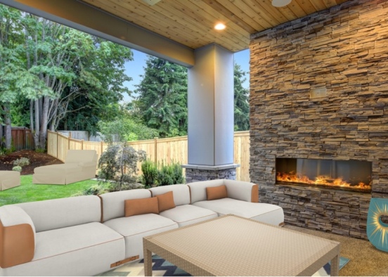 outdoor cottage  Design Rendering