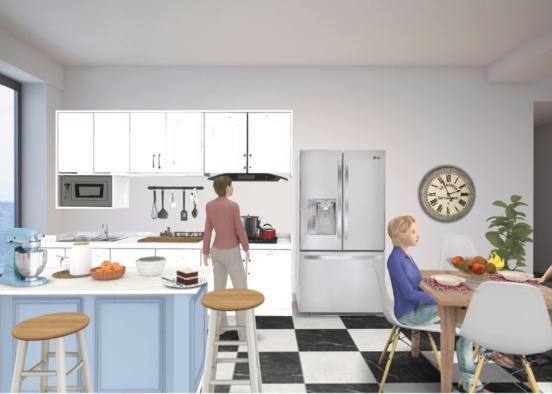 cooking in company Design Rendering