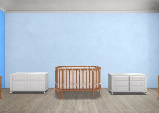 Babys room nursery Design Rendering