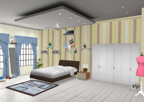 Bed room1.mahi Design Rendering