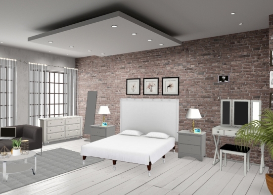 Chambre adultes Design Rendering
