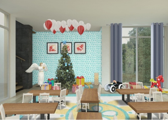 daycare christmas vibes Design Rendering
