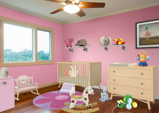 Baby room 👗🎈 Design Rendering