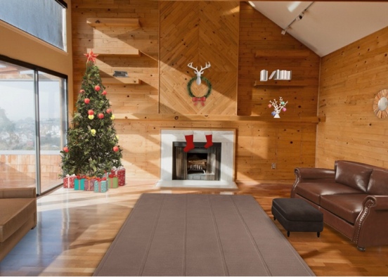 Cabin Christmas  Design Rendering