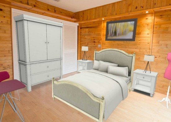 Dormitorio simple  Design Rendering
