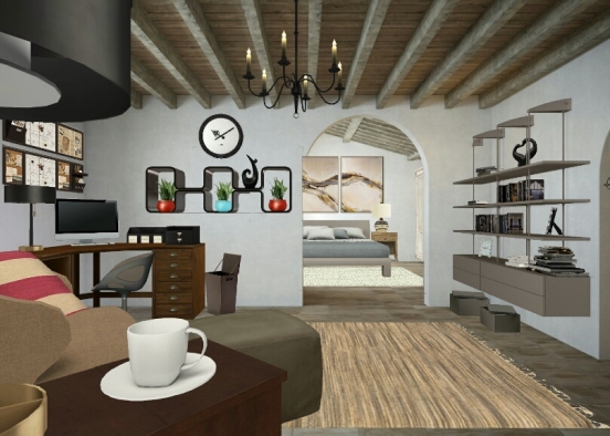 Office at home Design Rendering