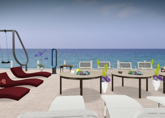 Nice sun tan lounge  Design Rendering