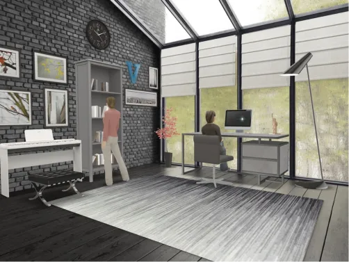 In the office with Jessica and Sofia