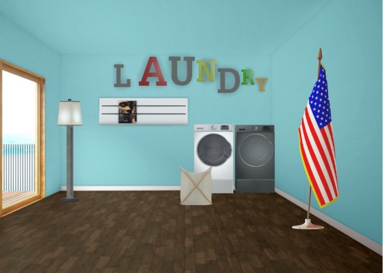 laundry room  Design Rendering