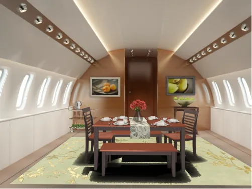 Dining room (private plane)