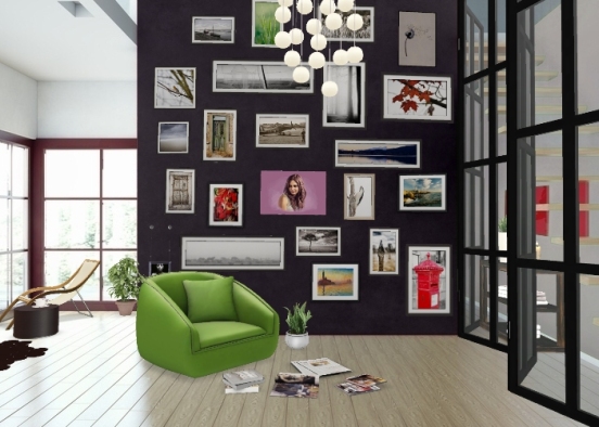 The artist's room Design Rendering