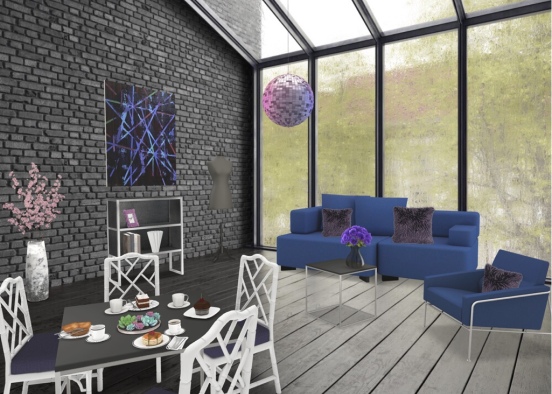 winter living room ❄️ Design Rendering