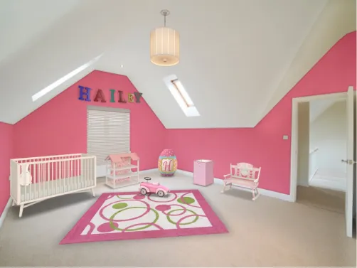 A (HAILEY) nursery room