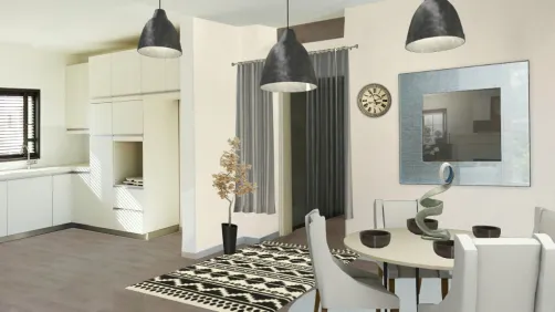 Modern dinning room 