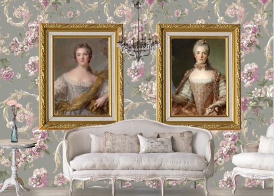 Princesses Victoire and Adelaide of France Design Rendering