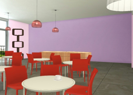 Cafe 3 Design Rendering