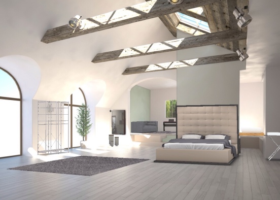 Luksus teenage bedroom Design Rendering
