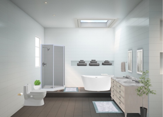 My drem bathroom Design Rendering