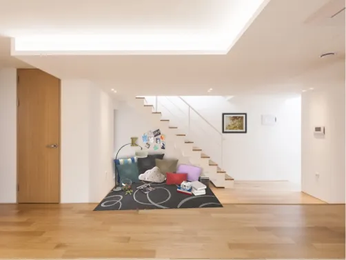 Reading under stairs(for kids)