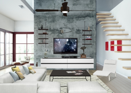 Piper Kents living room Design Rendering
