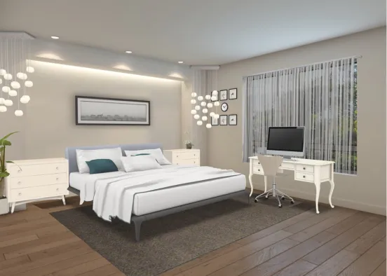 The bedroom of Angy Design Rendering